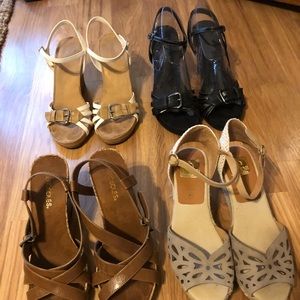 All size 9.5/10. $10 each.  Will negotiate if purchasing multiple pairs.